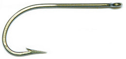 Mustad O'Shaughnessy Hook Stainless 100ct Size 1/0