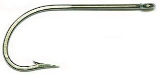 Mustad O'Shaughnessy Hook Stainless 100ct Size 4