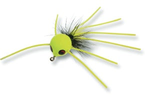 Leurre De Surface Betts Pop-N-Stripe Bug - Modèle 108-1, Couleur Blanc Perle, Taille 1/0 Pour Carnassiers