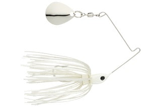 Strike King Micro-King Spinnerbait White Head White Skirt