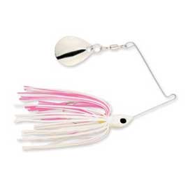 Strike King Micro-King Spinnerbait White Head PinkWhite Skirt