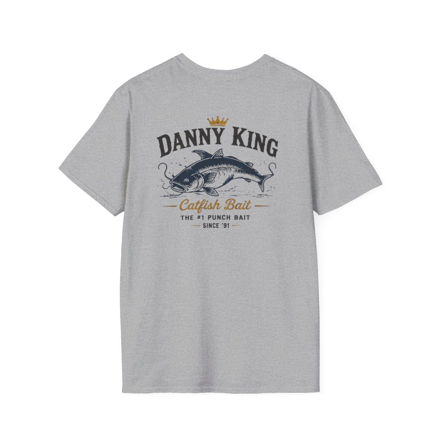 Danny King Captain Badge T-Shirt — Fishing Logo Tee