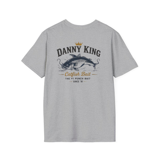 Danny King Captain Badge T-Shirt — Fishing Logo Tee
