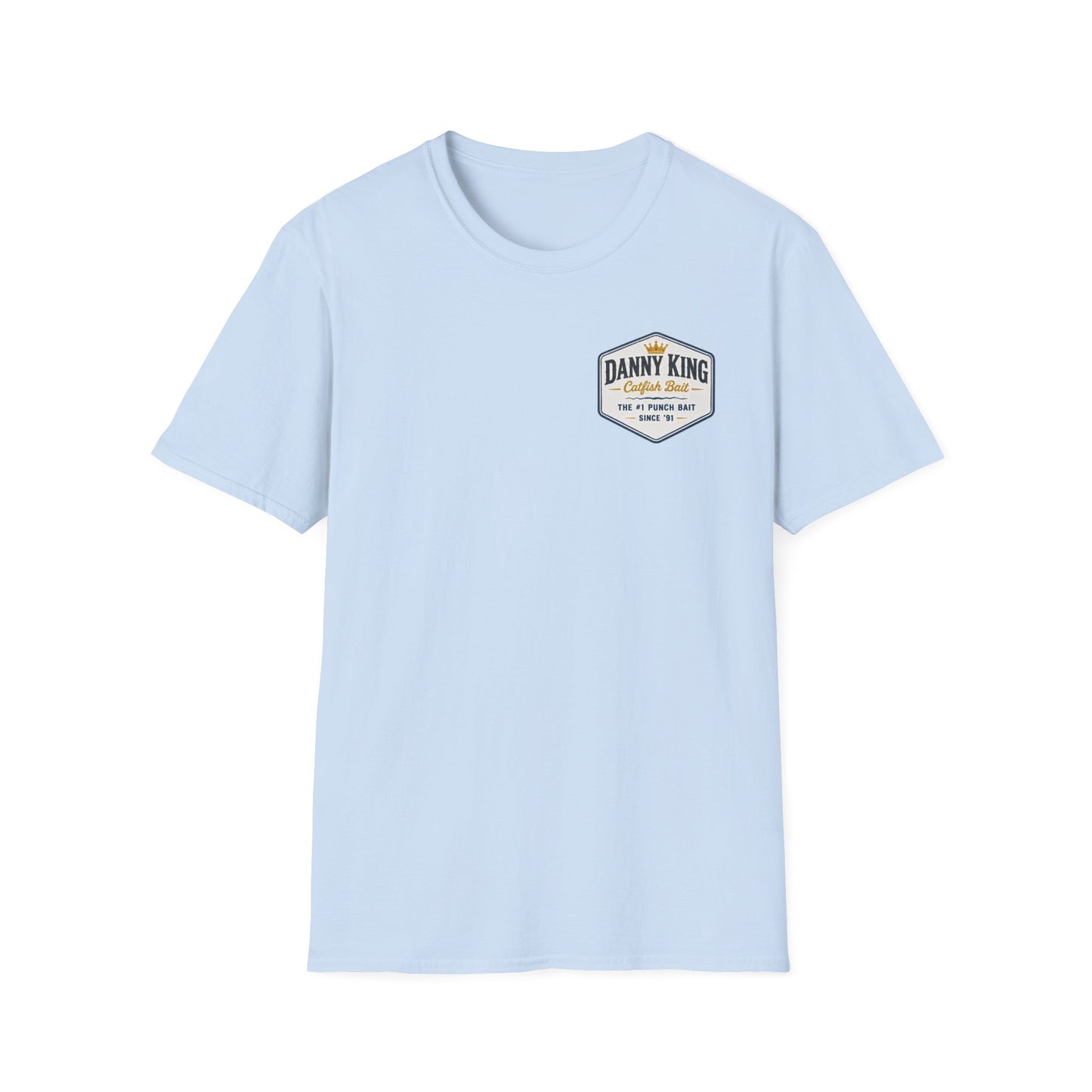 Danny King Captain Badge T-Shirt — Fishing Logo Tee
