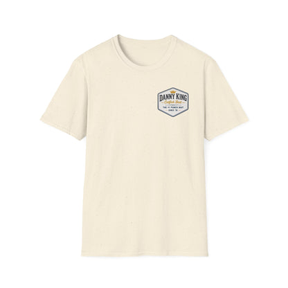 Danny King Captain Badge T-Shirt — Fishing Logo Tee
