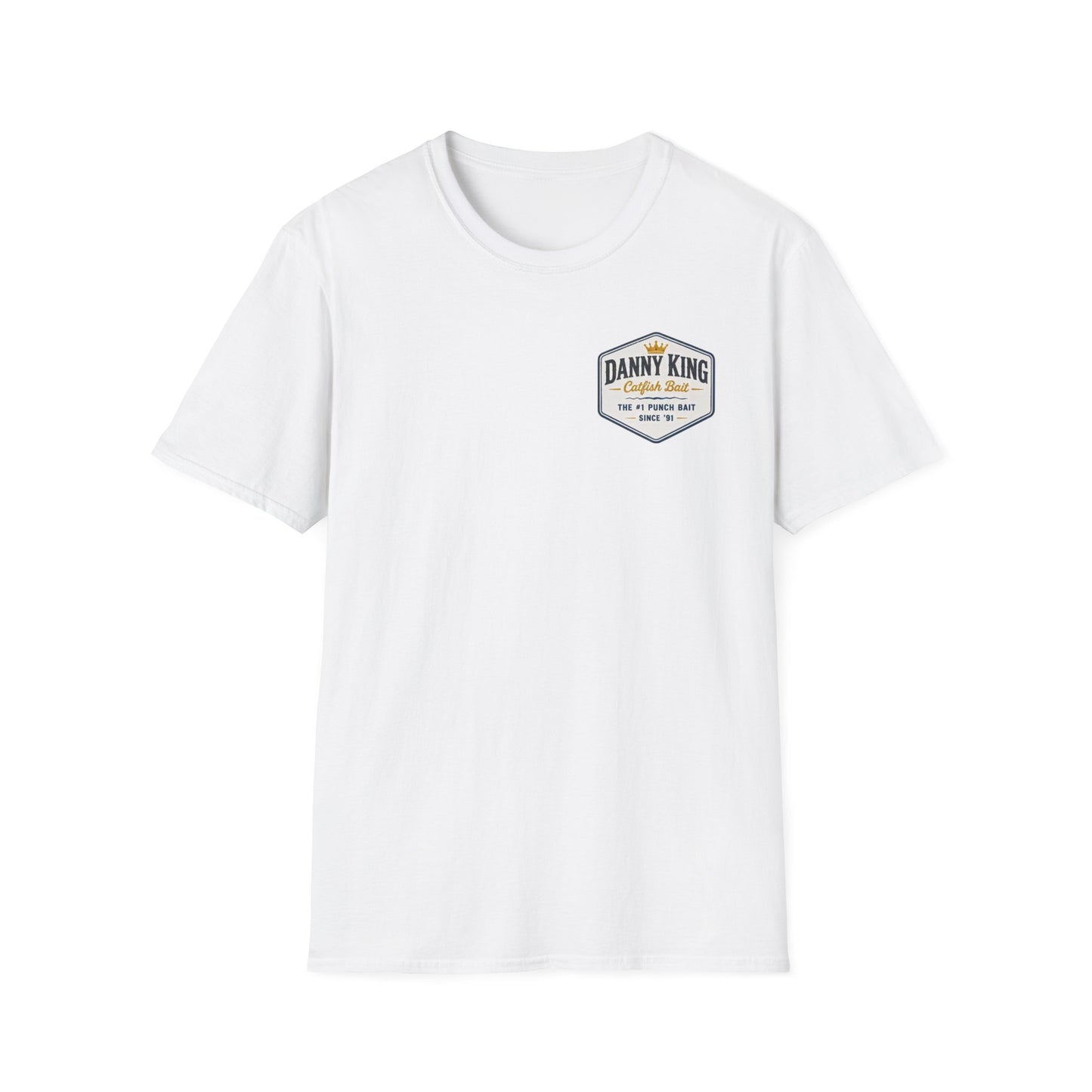 Danny King Captain Badge T-Shirt — Fishing Logo Tee