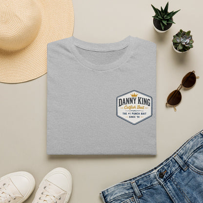 Danny King Captain Badge T-Shirt — Fishing Logo Tee