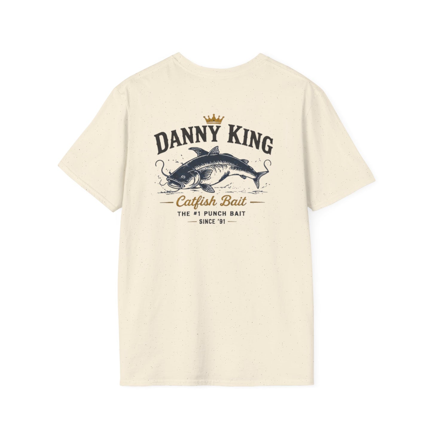Danny King Captain Badge T-Shirt — Fishing Logo Tee