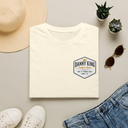 Danny King Captain Badge T-Shirt — Fishing Logo Tee