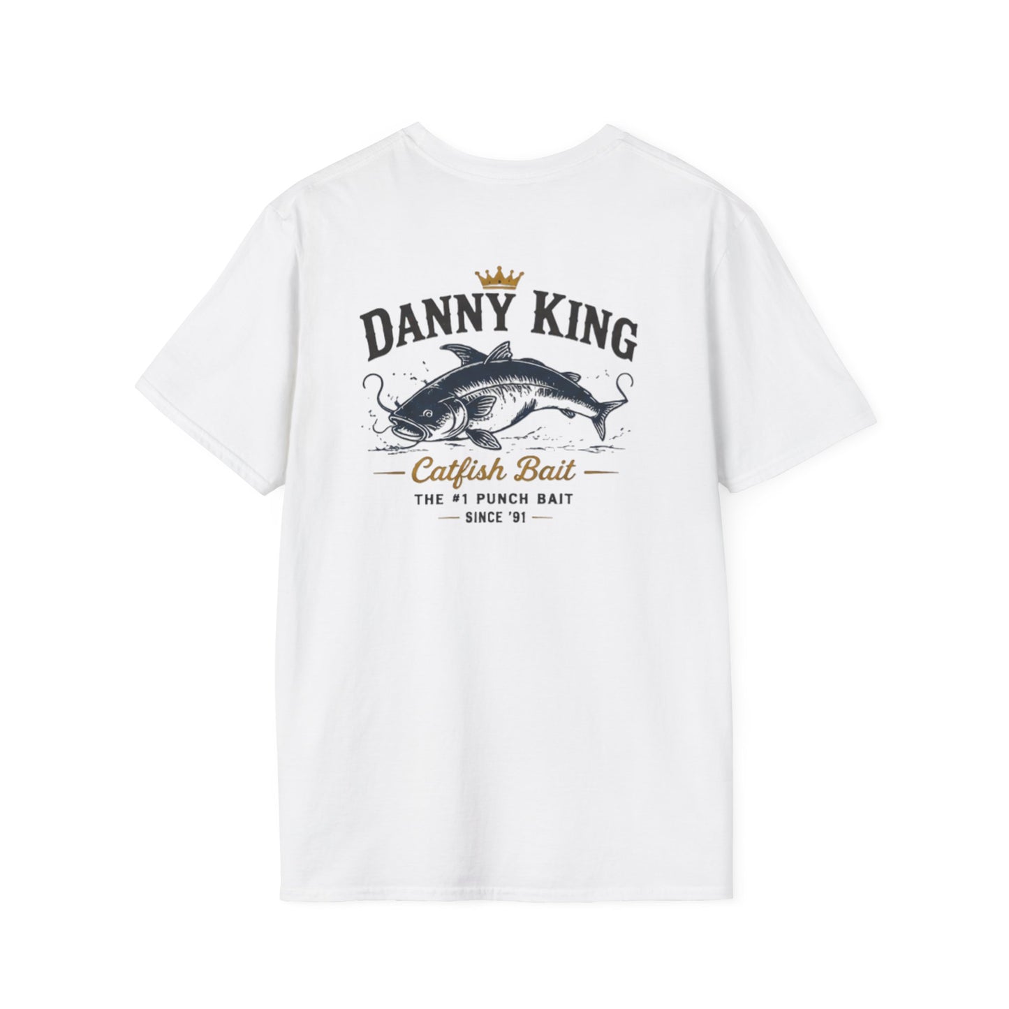 Danny King Captain Badge T-Shirt — Fishing Logo Tee