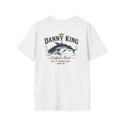 Danny King Captain Badge T-Shirt — Fishing Logo Tee