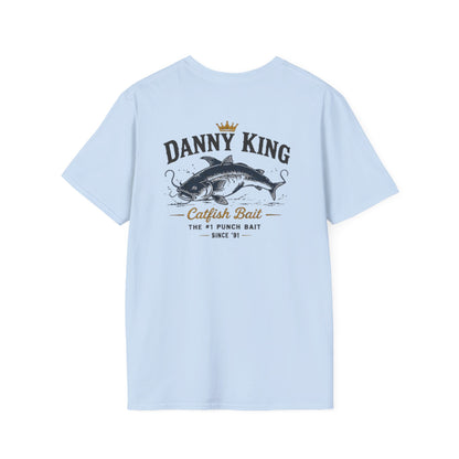 Danny King Captain Badge T-Shirt — Fishing Logo Tee