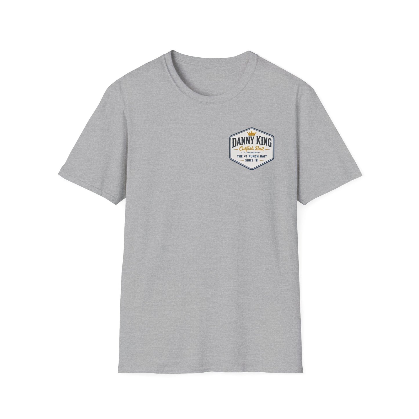 Danny King Captain Badge T-Shirt — Fishing Logo Tee