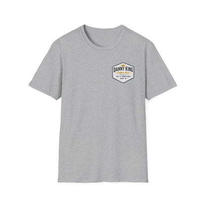 Danny King Captain Badge T-Shirt — Fishing Logo Tee