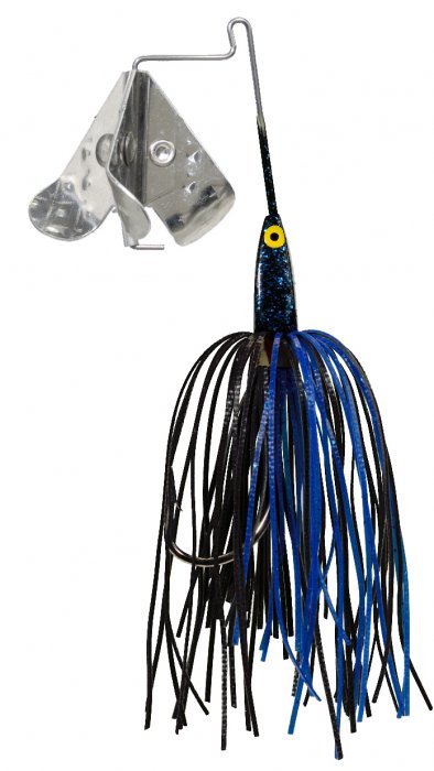 Strike King Tri Wing Mini Buzz 1/8oz Black/Blue