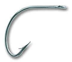 Mustad Wide Gap Hook Nickle 8ct  Size 3/0