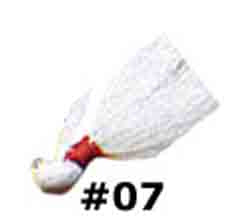 Arkie 1/4 Bucktail 6/cd White