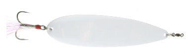 Nichols 6" Ben Parker Mini Magnum Flutter Spoon, Snow, 2.5oz