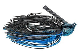 Strike King Hack Attack Fluro Jig 3/4oz Blue Craw