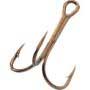 Eagle Claw Bronze Lazer Treble 5ct Size 3/0