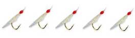 Eagle Claw Sabiki Rigs White/Glow Size 4