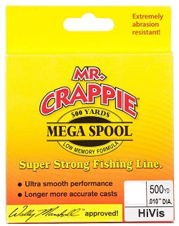 Lews Mr Crappie Mono Line 500yd 8lb HiVis