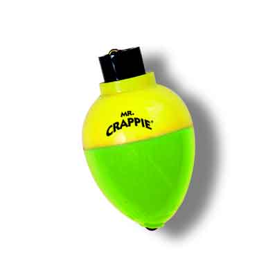 Betts Mr.Crappie Rattlin Pear 1.00" 3ct Yellow/Green