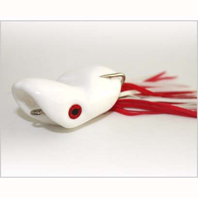 Scum Frog Popper 5/16oz White-Red/White