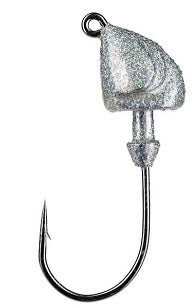 Strike King Squadron Swimbait Jig Head 1/2oz 3ct Silver Bling