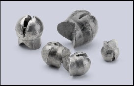 Bullet Weight Removeable Split Shot Value Pack Bag 15ct Size 4