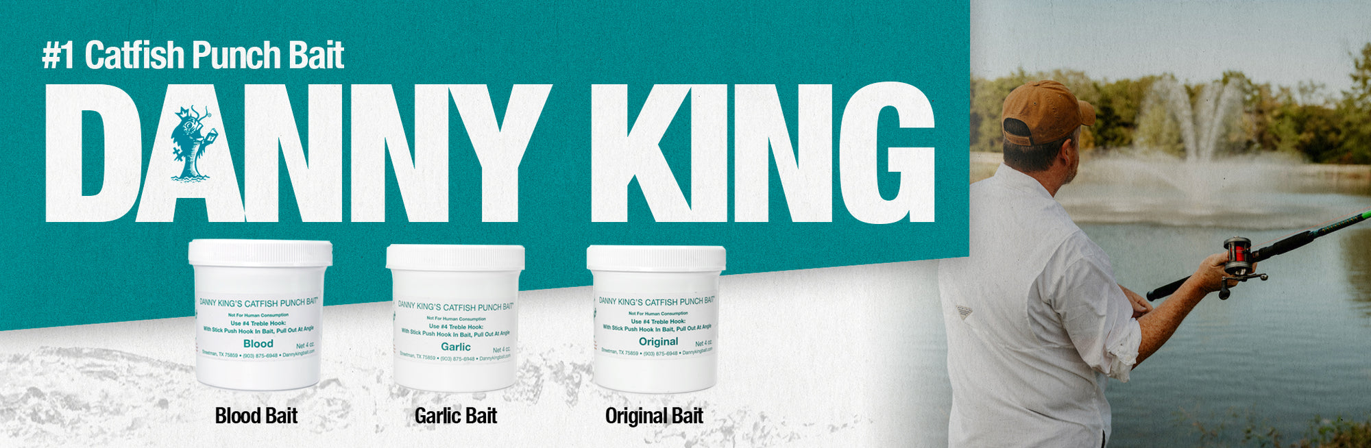Shop Catfish Punch Bait and Catfish Rods Danny King Bait